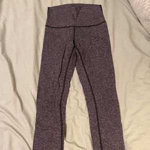 Lululemon heavyweight leggings herringbone 4